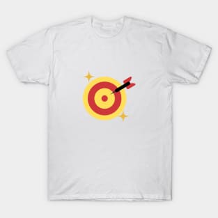 red yellow target archery design T-Shirt